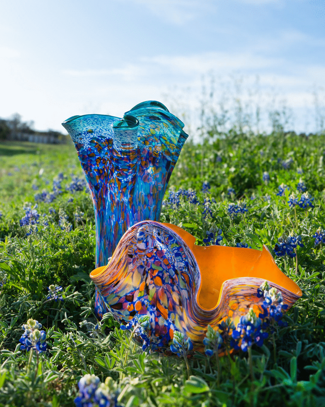 wimberley glassworks spring glass collection