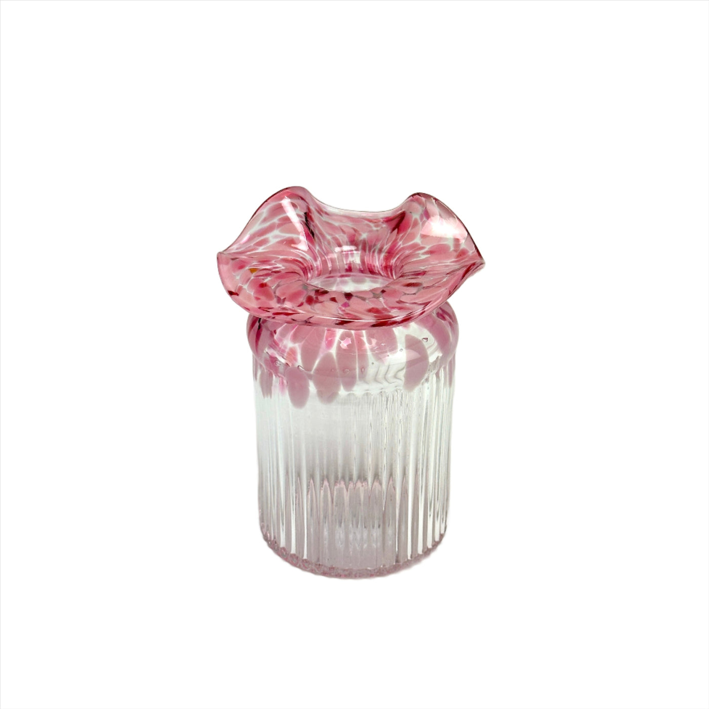 Ruffled Bud Vase