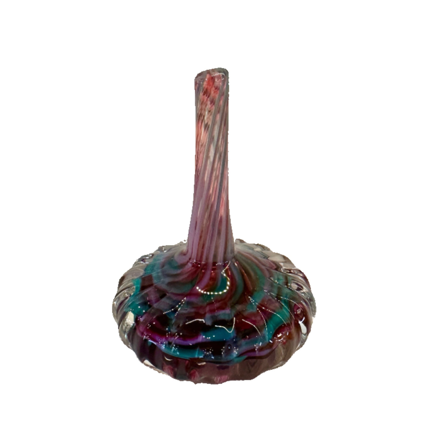 These captivating custom hand crafted colorful ring holders gleam with elegant practicality.