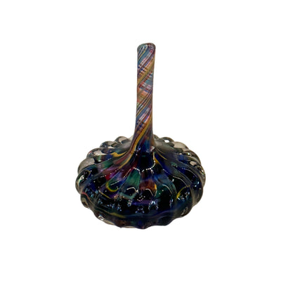 These captivating custom hand crafted colorful ring holders gleam with elegant practicality.