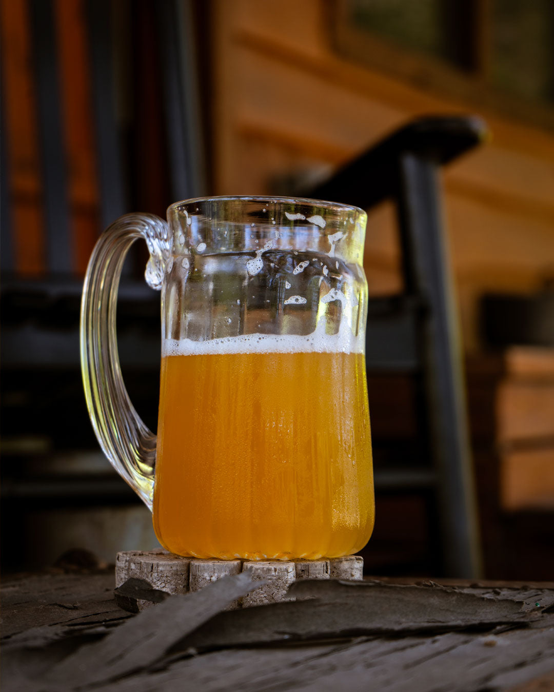 These hand blown variations of glass mugs create the perfect opportunity for a cool drink in the heat of summer.