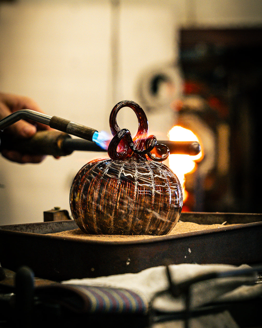 Make A Glass Pumpkin