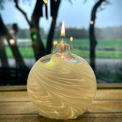 Iridescent Liquid Candle