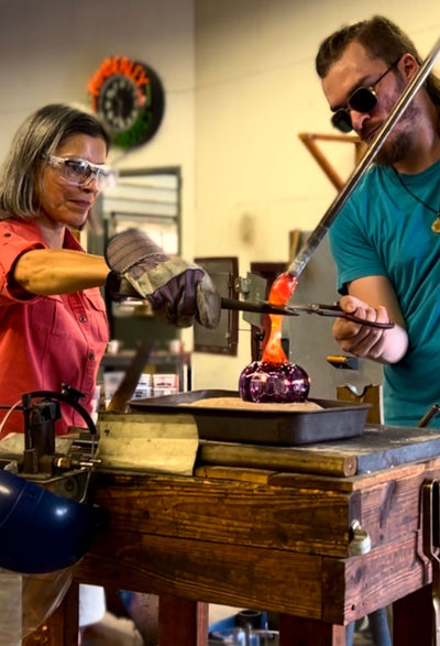 Make A Glass Pumpkin