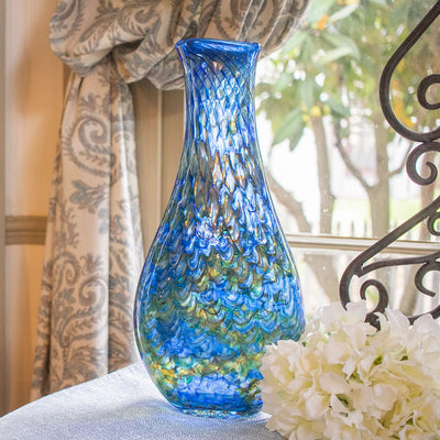 Dragon Scale Teardrop Vase