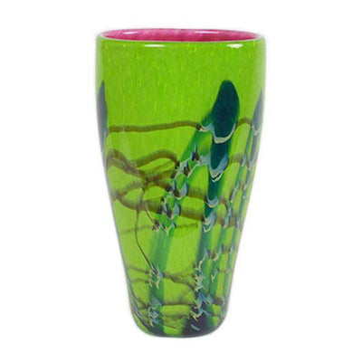unique handmade art glass vase