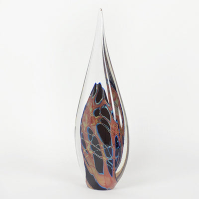 Blue Aurora Flame Sculpture