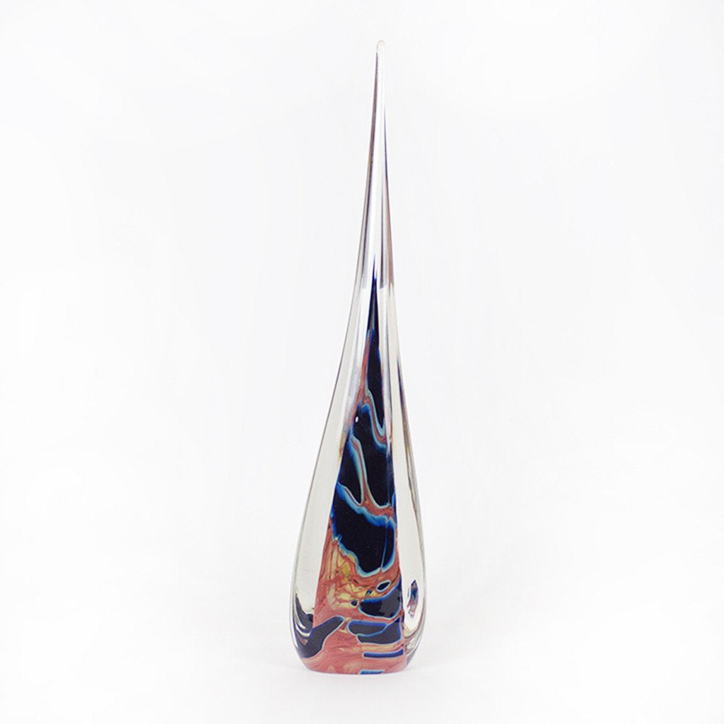 Blue Aurora Spire Sculpture