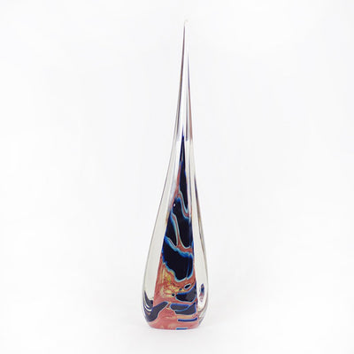 Blue Aurora Spire Sculpture