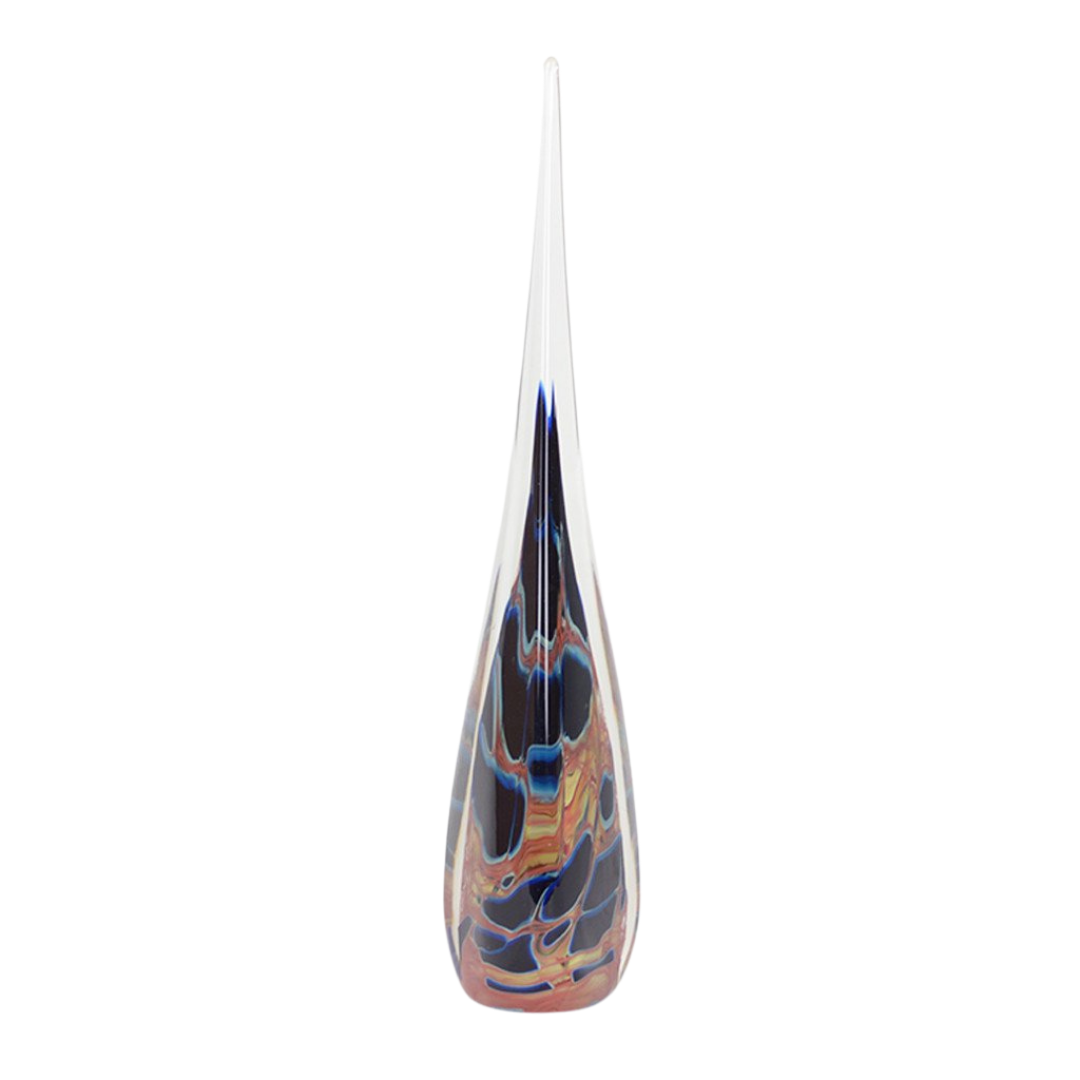 Blue Aurora Spire Sculpture