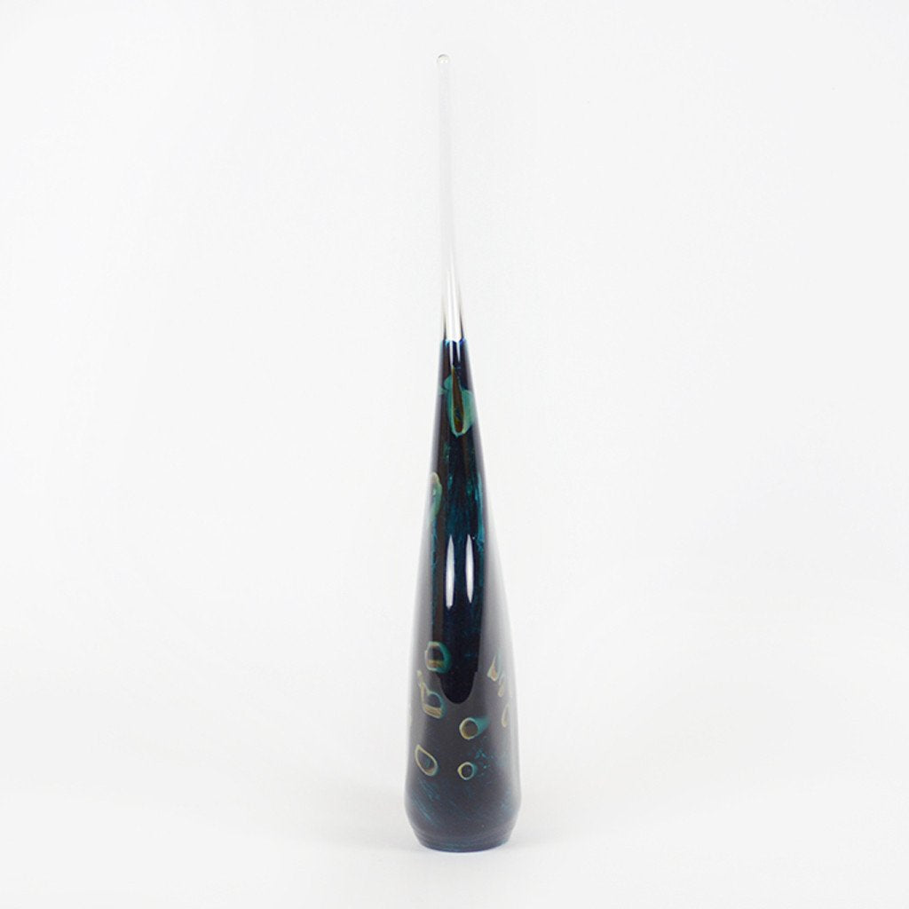 Emerald Ocean Flame Sculpture