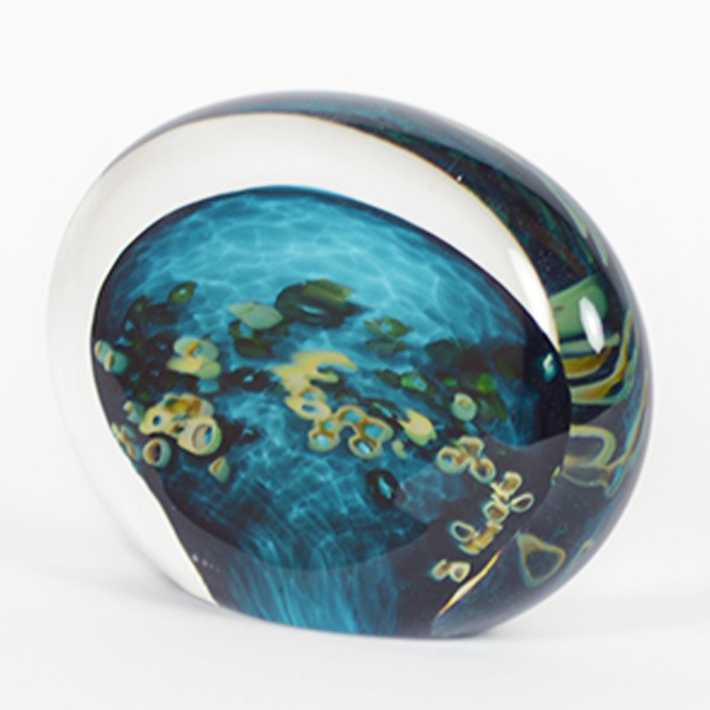 Emerald Ocean Gravity Sculpture