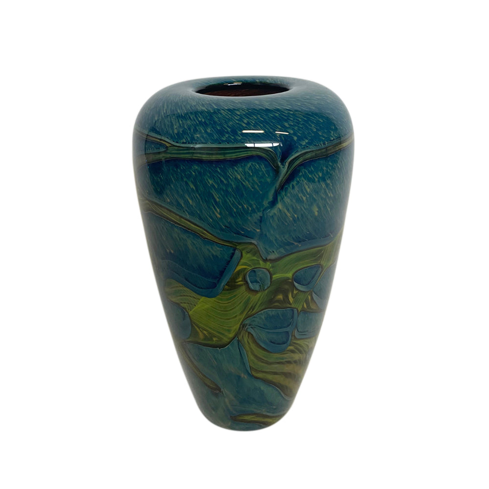 Midnight Forest Tall Puff Vase