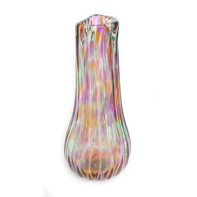 These vibrant one of a kind hand blown vases capture harmonious colors that reflect the local Texas wildflowers.