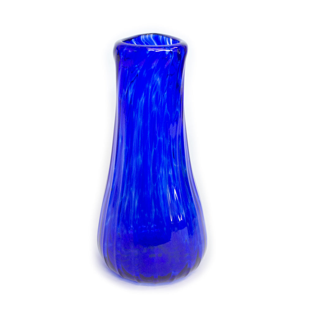 These vibrant one of a kind hand blown vases capture harmonious colors that reflect the local Texas wildflowers.